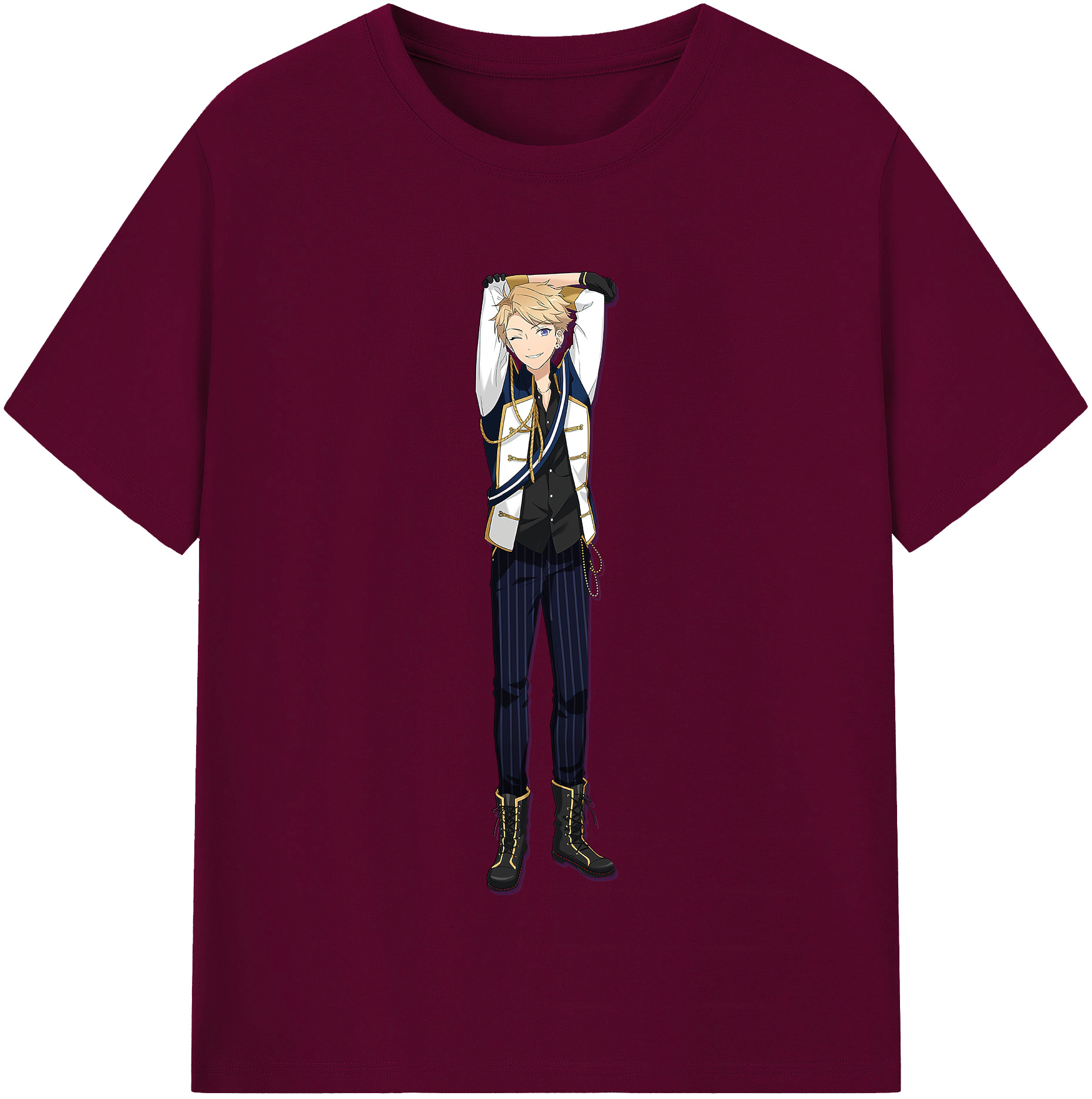 （画像用） あんさんぶるスターズ! Ensemble Stars レディースカジュアルプリントTシャツ（綿100％）